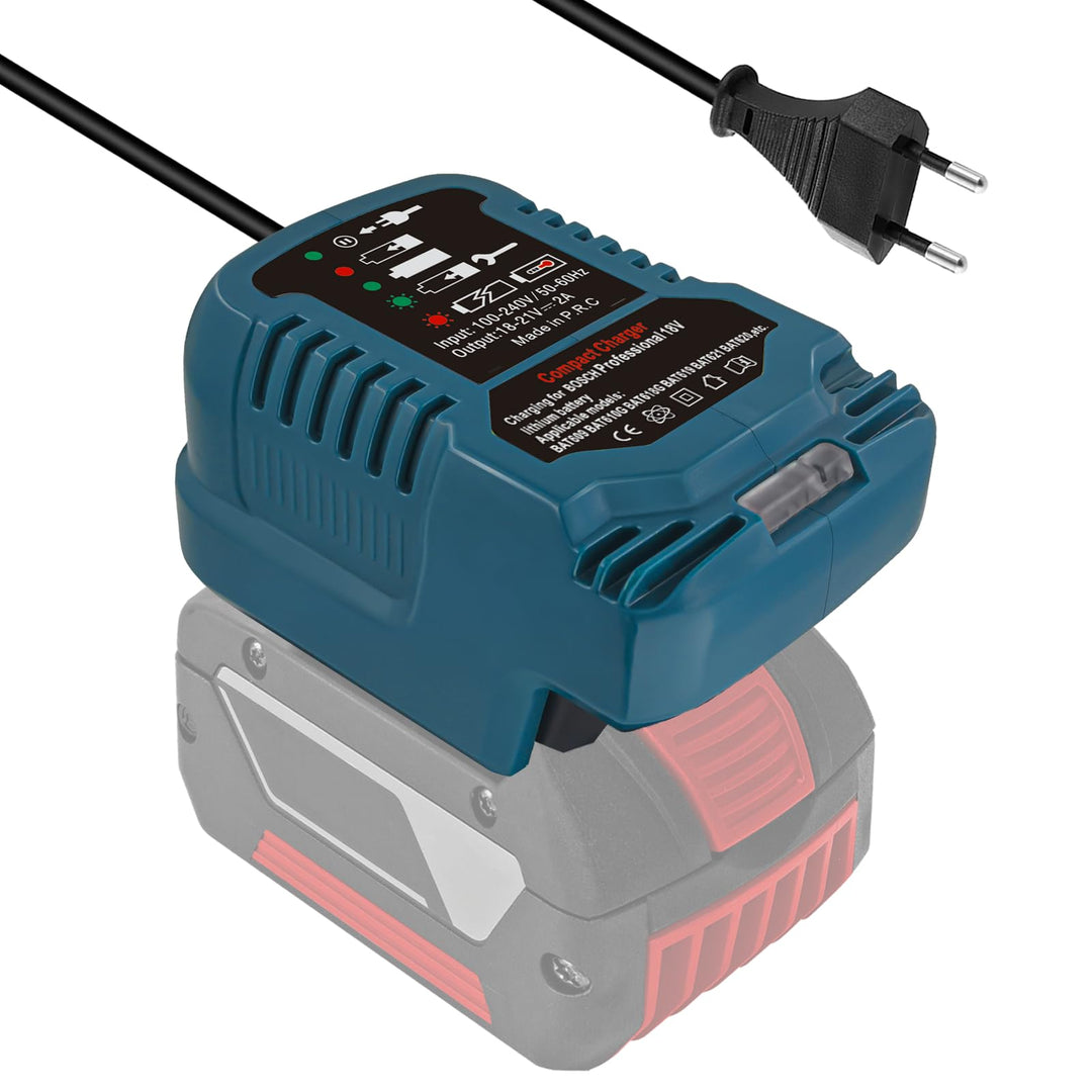 Ersatz Ladegerät für Bosch Professional 18V System Akku, 1/3 Grösse für Bosch Ladegerät GAL1880CV, f