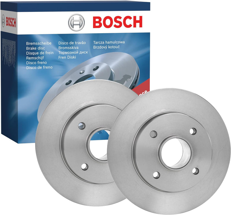 Bosch BD1290 Bremsscheiben - Hinterachse - ECE-R90 Zertifizierung - zwei Bremsscheiben pro Set