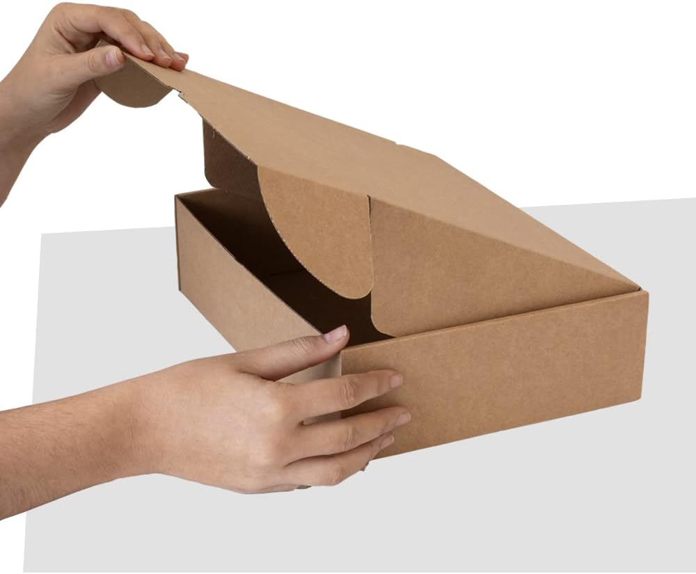 Packung mit 20 Kartons aus Kraftpapier, für Versand, Versand oder Aufbewahrung, Masse (L x B x H): 3