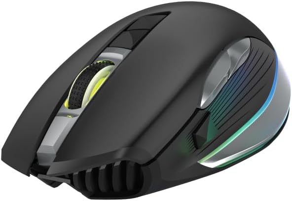 uRage Gaming-Maus “Reaper 700 Unleashed”, schwarz, Anti-Rutsch-Beschichtung, Omron Click Switches, 1