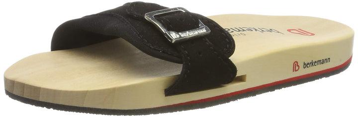 Berkemann Unisex-Erwachsene Berkilette Pantoletten 43 1/3 EU Schwarz, 43 1/3 EU Schwarz