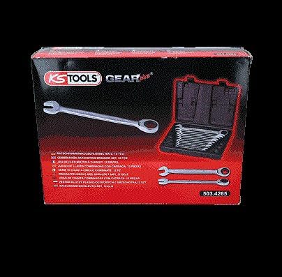KS Tools 503.4265 GEARplus Ratschenringmaulschlüssel-Satz, 12-tlg.