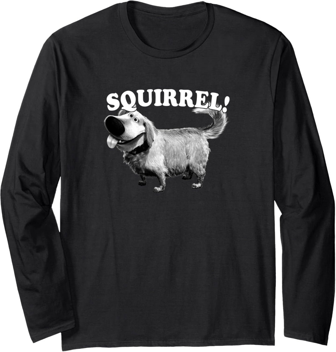 Disney Pixar Up Dug Squirrel Langarmshirt