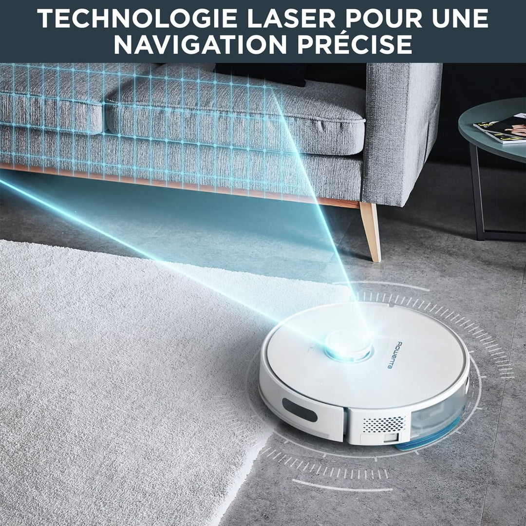 Rowenta RR8567 X-Plorer Serie 75 4-in-1 Wisch- & Saugroboter | Laser-Navigationssystem | 3 Reinigung