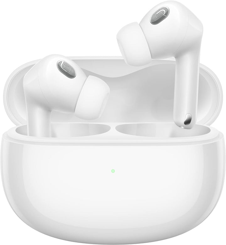Xiaomi Buds 3T Pro (Gloss White) mit USB-C-Kabel 1 m, Bluetooth 5.2 Verbindung, Geräuschunterdrückun