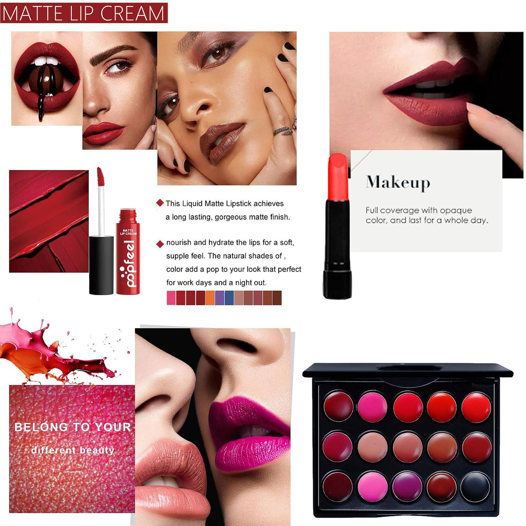 RoseFlower Schminke Set Profi Make Up Set Teenager Mädchen Schminkkoffer Kosmetische Makeup Paletten