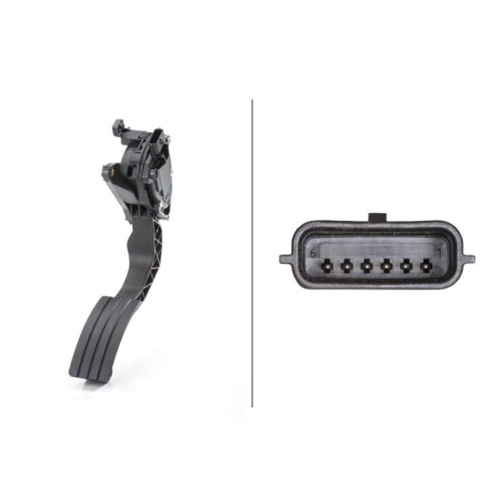 HELLA 6PV 009 978-721 Sensor, Fahrpedalstellung - für Linkslenker - Schaltgetriebe