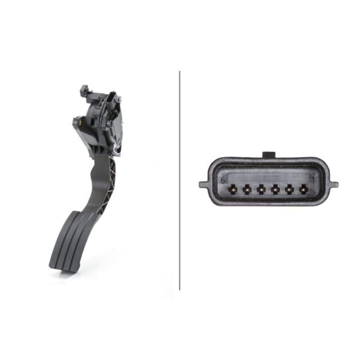 HELLA 6PV 009 978-721 Sensor, Fahrpedalstellung - für Linkslenker - Schaltgetriebe