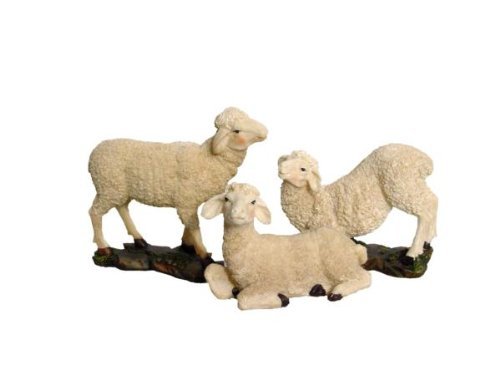 Schafe, 3tlg, geeignet für 25-30cm