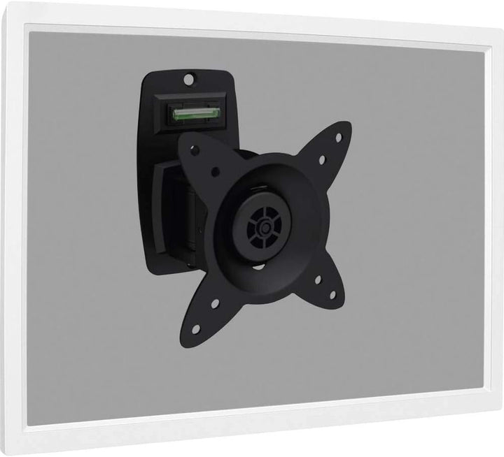 DIGITUS TV Monitor Wandhalterung, Schwenkfunktion +/- 15°, Drehbar um 360°, bis 15 kg, bis ca. 27" M