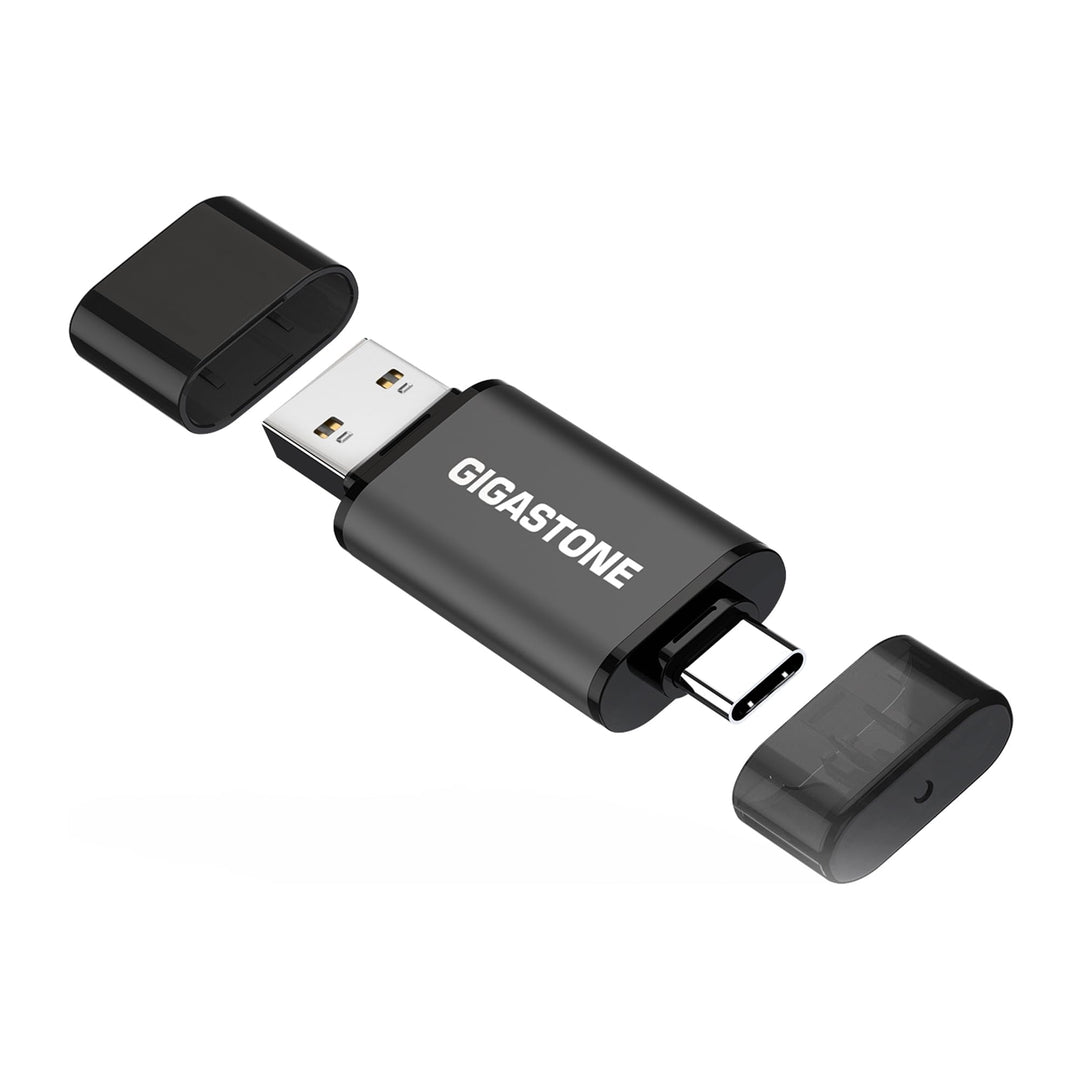 GIGASTONE 256GB Dual-Laufwerk, Z40 USB 3.2 Gen 1, 2-in-1 Type-A &amp; Type-C, 100MB/s UltraSchnell, Mit