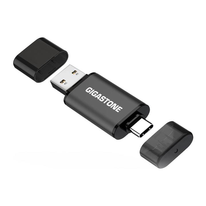 GIGASTONE 256GB Dual-Laufwerk, Z40 USB 3.2 Gen 1, 2-in-1 Type-A &amp; Type-C, 100MB/s UltraSchnell, Mit
