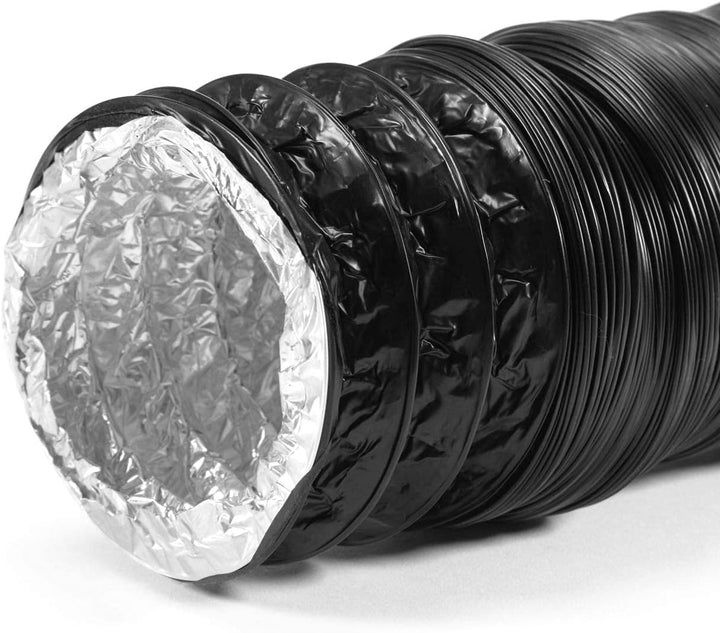 STERR Verstärkter flexibler Schlauch für Lüftungskanäle 200 mm x 10 m - Abluftschlauch - Kanalschlau