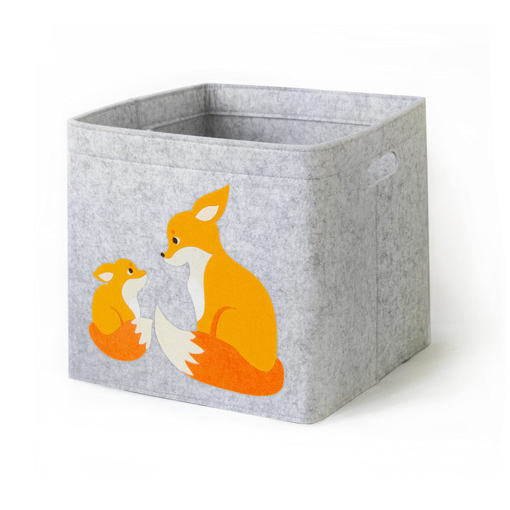 Aufbewahrungsbox Kinderzimmer/Spielzeugkorb LuckySign-Care (Fuchs), Fuchs