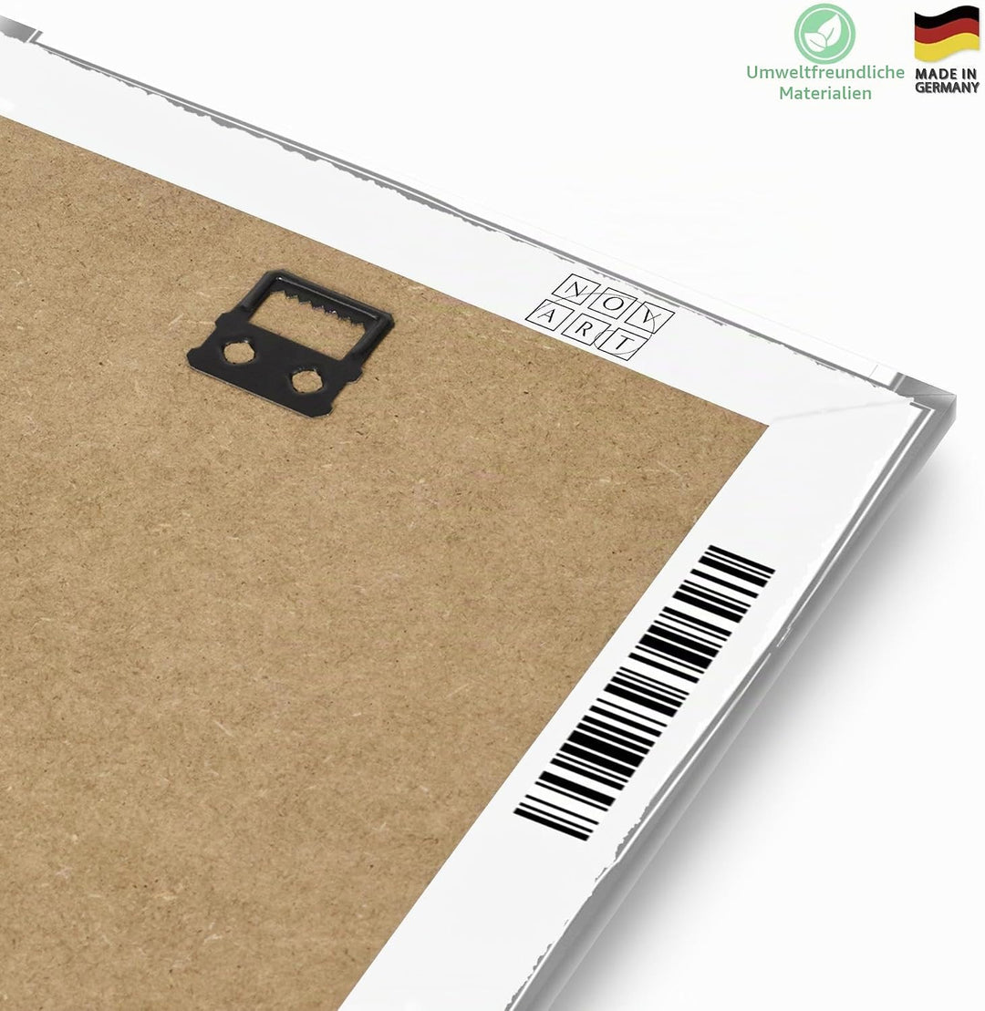 Novart Wandbilder Set - KOMPLETT AUFHÄNGFERTIG - Made in Germany - Moderne Bilder Küche Esszimmer Kü