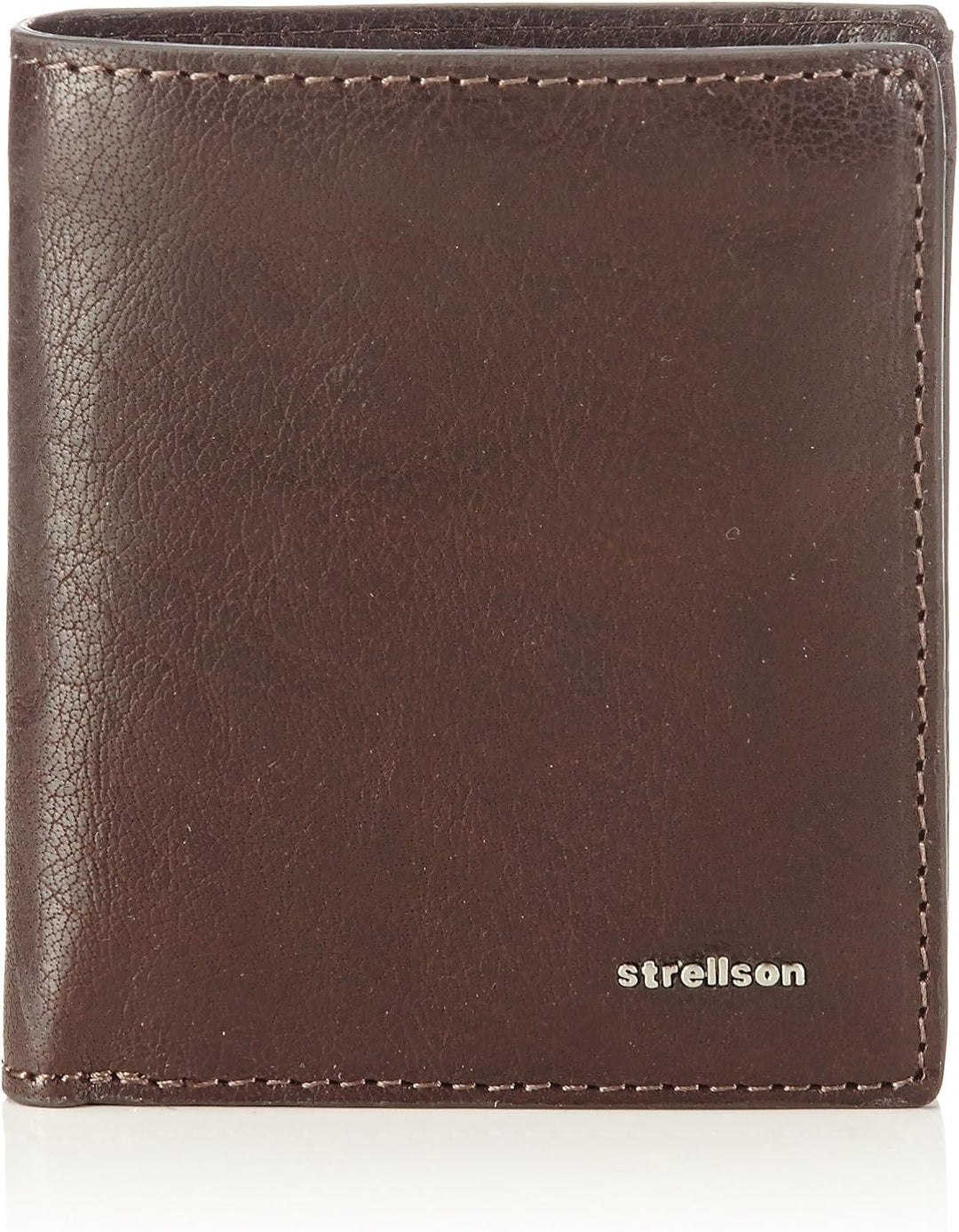 Strellson Herren Geldbeutel Jefferson Brieftasche aus Leder Braun (Dark Brown 702), Braun (Dark Brow