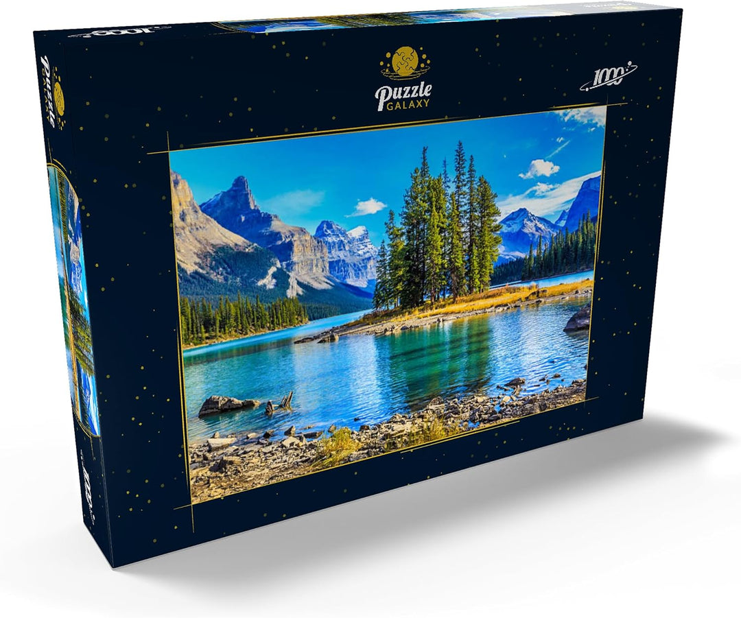 Spirit Island im Maligne Lake - Jasper National Park, Kanada - Premium 1000 Teile Puzzle - MyPuzzle