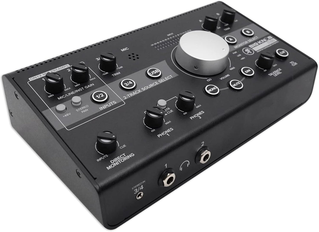 Mackie Big Knob Serie, 3x2 Studio Monitor Controller 192kHz USB I/O (BIG KNOB STUDIO) Studio 3x2 Kla
