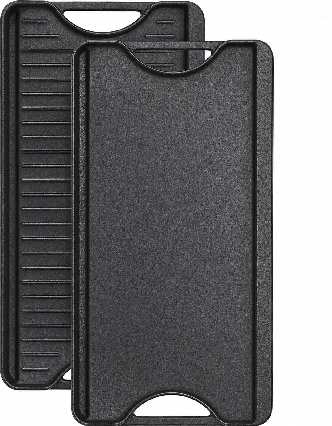 Denmay 50,8 x 26,6cm Gusseisen-Grillplatte für Gasherd, Vorgewürzter reversibler Kochgrill &amp; Grillpf