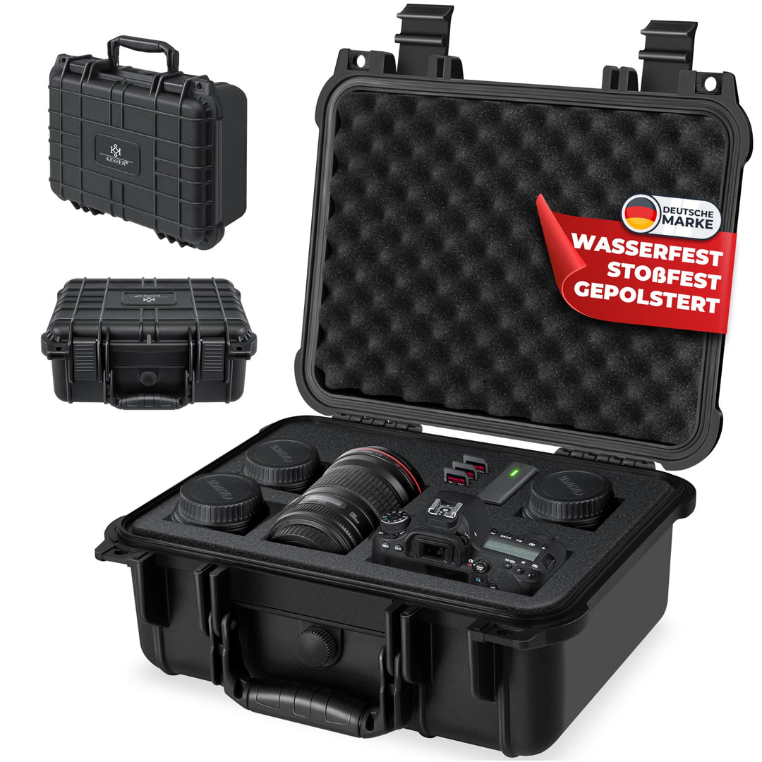 KESSER® Kamerakoffer 15 Liter, unisversal anpassbar, wasserdicht, Universalkoffer, Outdoor, wetterfe