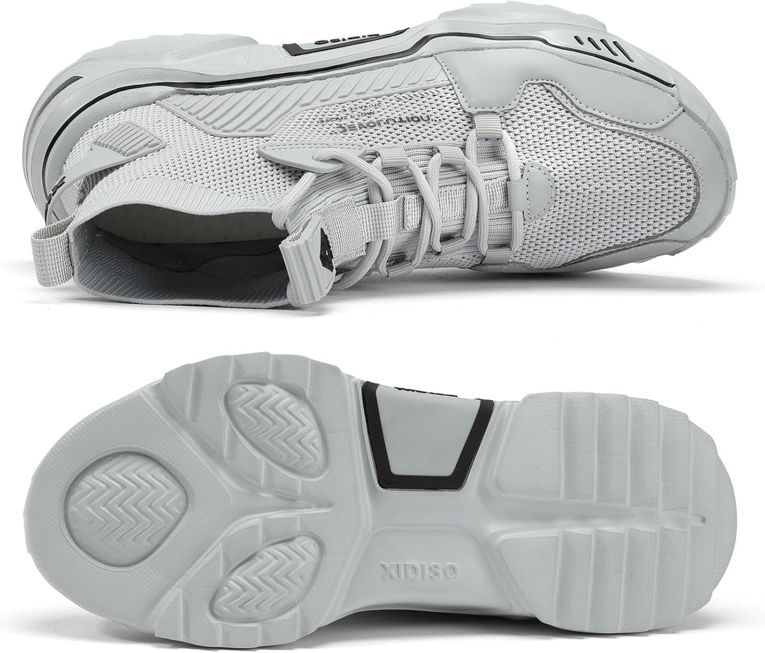 FUSHITON Herren Sportschuhe Turnschuhe Gym Leicht Hohe Schuhe Outdoor Fitnessschuhe Freizeitschuhe S