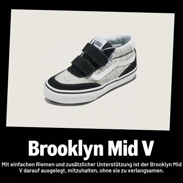 Vans Ward Herrenschuhe Schnürschuhe Rot Freizeit 32 EU Black And White, 32 EU Black And White