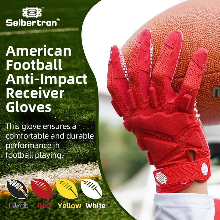 Seibertron G.A.R.G 2.0 Gel Filled Patentiert Anti-Impact Ultra-Stick Football Sports Receiver/Empfän