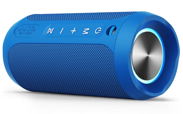 EDUPLINK Bluetooth Lautsprecher 20W mit 20h Akku &amp; IPX7 Wasserdicht - Tragbare Musikbox mit RGB Lich