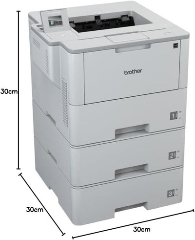 Brother HL-L6400DWTT A4 monochrom Laserdrucker (50 Seiten/Min., Drucken, 1.200 x 1.200 DPI, Print Ai