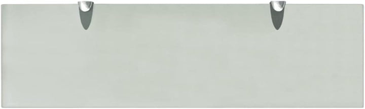 vidaXL Wand Regal Glasregal Glasboden Glasablage Badregal Mattiert 70x20 cm 8 mm Weiss 70 x 20 cm/1,