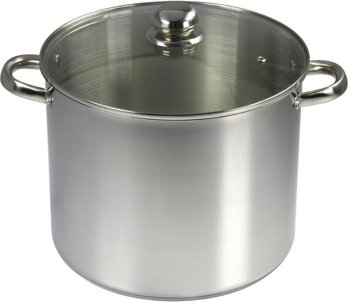 Baumalu 342654 Fleischtopf mit Deckel, 13,5 l, Durchmesser 28 cm, Edelstahl, Rose Diamètre : 28 cm,