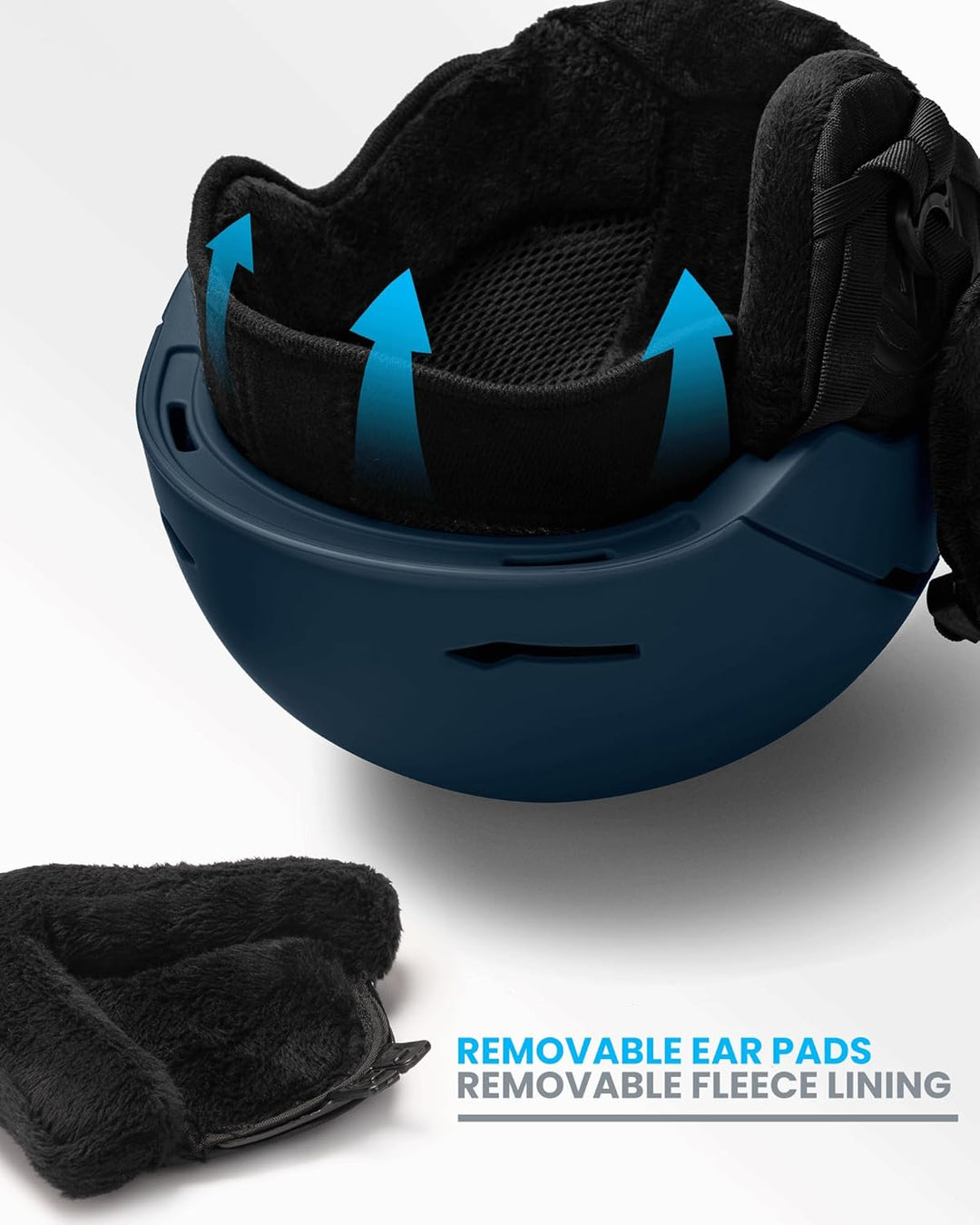 OutdoorMaster ELK MIPS Skihelm - Schneesporthelm Snowboardhelm für Männer Frauen & Jugend Dunkelblau