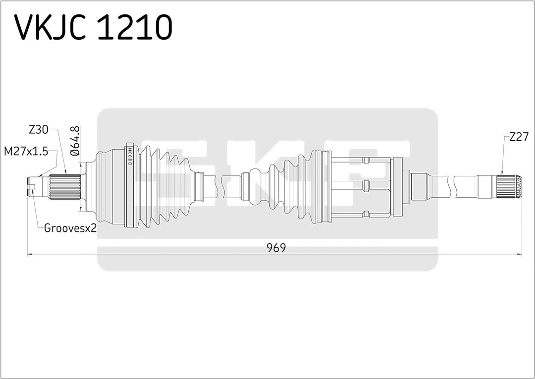 SKF VKJC 1210 Antriebswelle