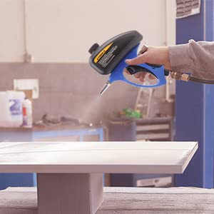 Handgehaltener Sandstrahler, pneumatischer Sandstrahler, rutschfest, rostfrei, Rostentferner für Obe