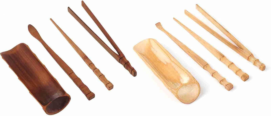 4 Stücke Teelöffel Chinesisches Klassisches Teeservice Werkzeug Teezeremonie Zubehör Chinesisches Ku