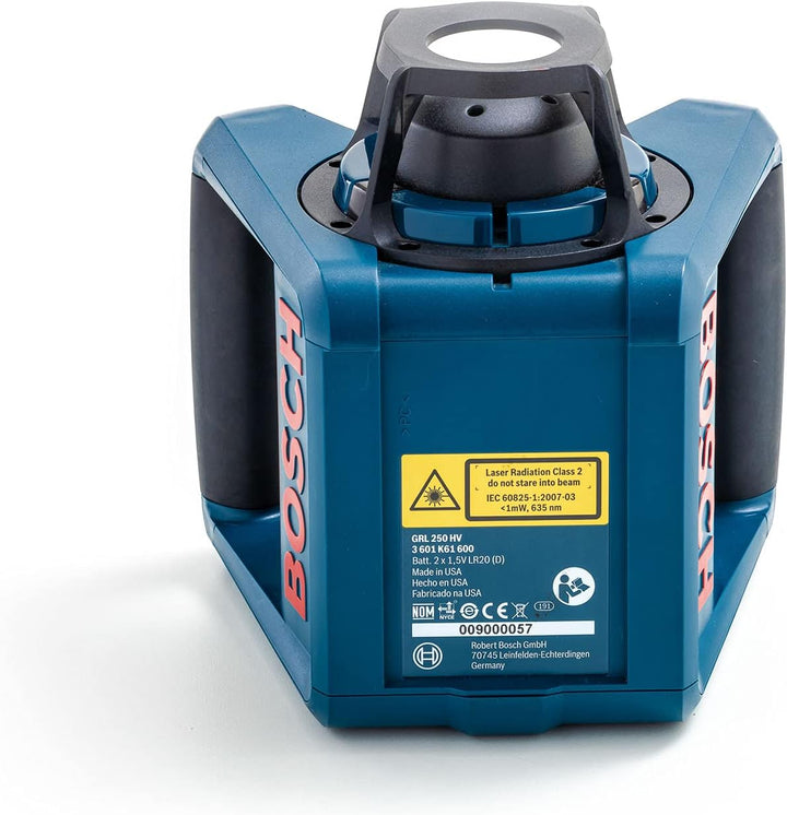 Bosch GRLHV250R Rotierende Laser Level plus Fernbedienung - 1 Stück, 0601061600