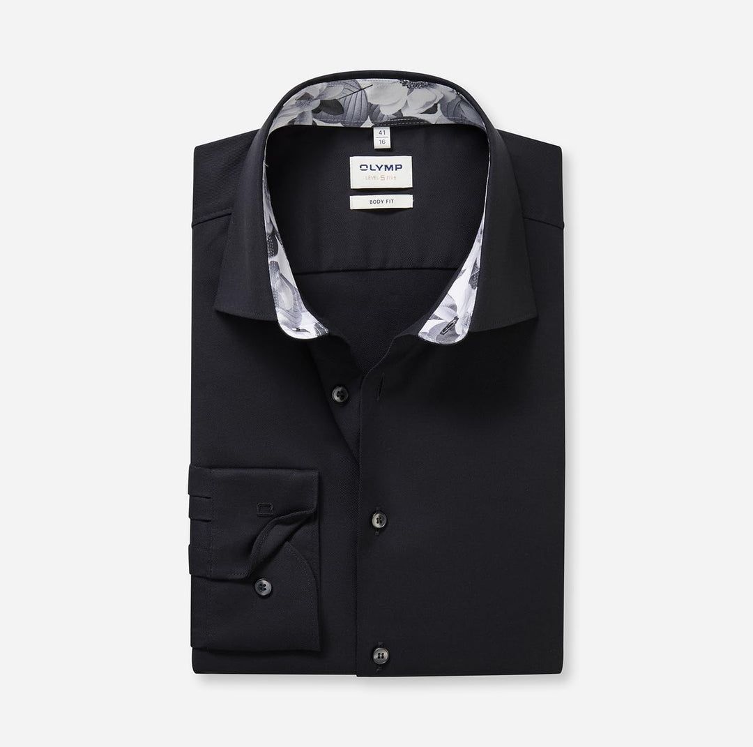 OLYMP Herren Oberhemd Langarm 216014,Twill,366 Level 5 Body fit (15.05.2015 - F16),New York Kent-2 4