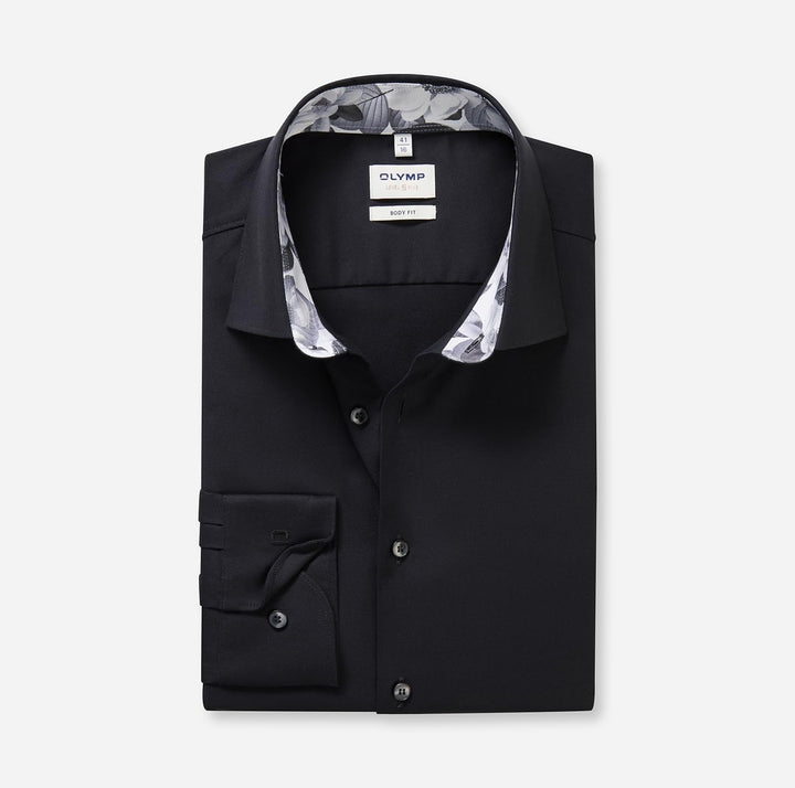 OLYMP Herren Oberhemd Langarm 216014,Twill,366 Level 5 Body fit (15.05.2015 - F16),New York Kent-2 4
