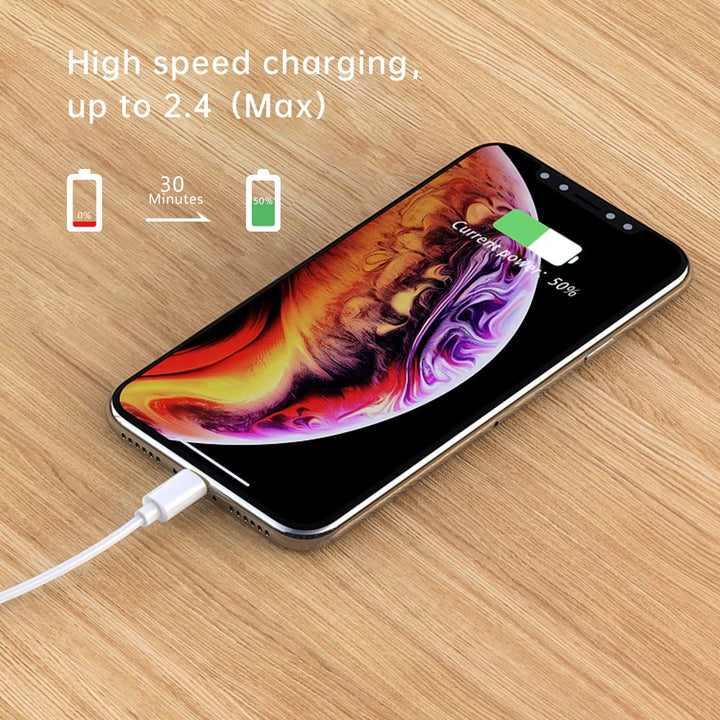 iPhone Charger, 2 Packs Long iPhone Cable USB-A to Lightning Cable Fast iPhone Charging Cable Compat