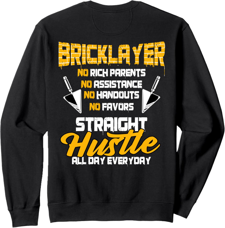 Maurer Zement Mason Design auf der Rückseite der Kleidung Sweatshirt