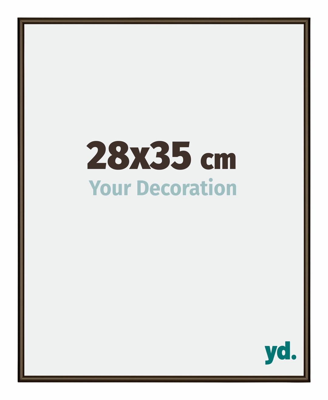 yd. Your Decoration - Bilderrahmen 28x35 cm - Bilderrahmen aus Aluminium mit Acrylglas - Antireflex
