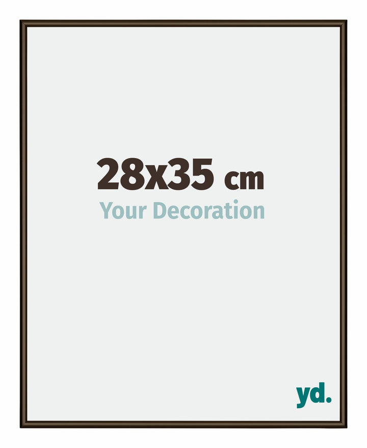 yd. Your Decoration - Bilderrahmen 28x35 cm - Bilderrahmen aus Aluminium mit Acrylglas - Antireflex