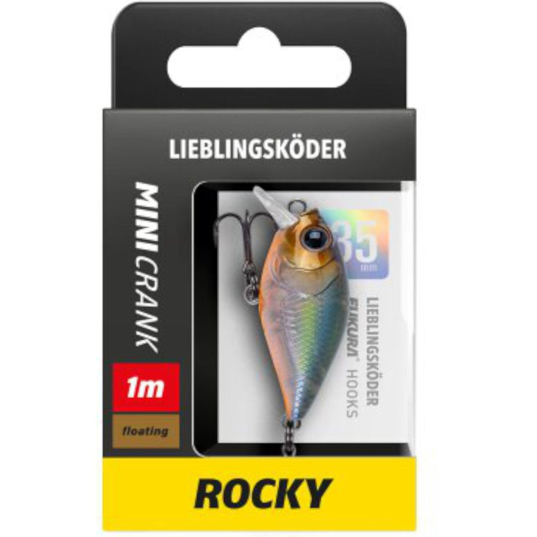 Lieblingsköder Mini Crank 35mm 3,6g - Wobbler Rocky, Rocky