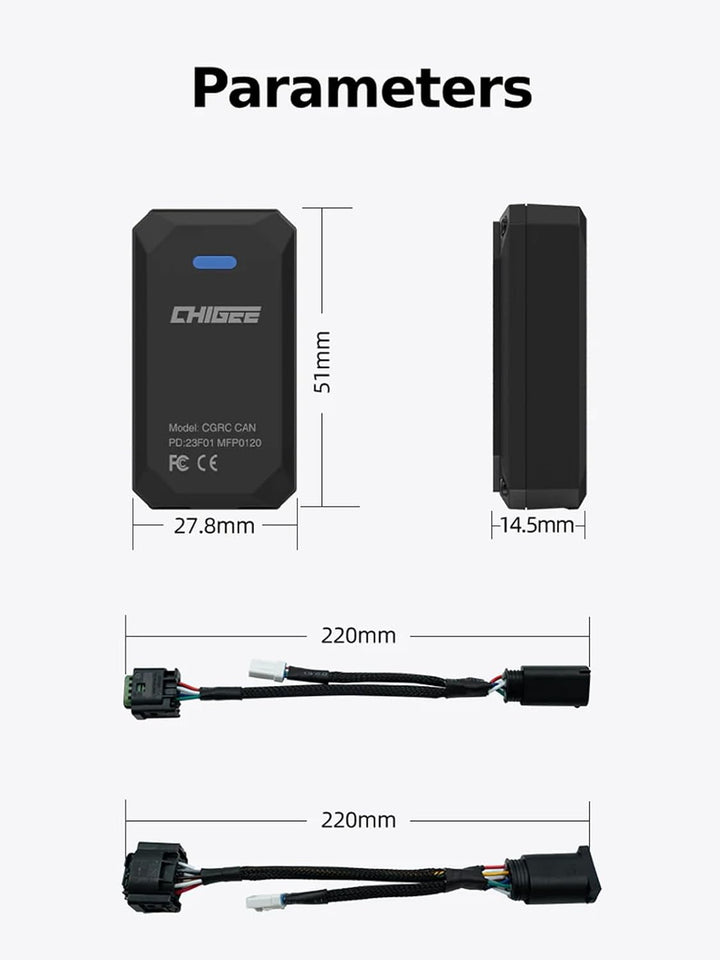 CGRC CAN-Fernbedienung 8 PIN für CHIGEE AIO-5 Series, CHIGEE AIO-5 LITE AIO-5 PLAY AIO-5 PLAY