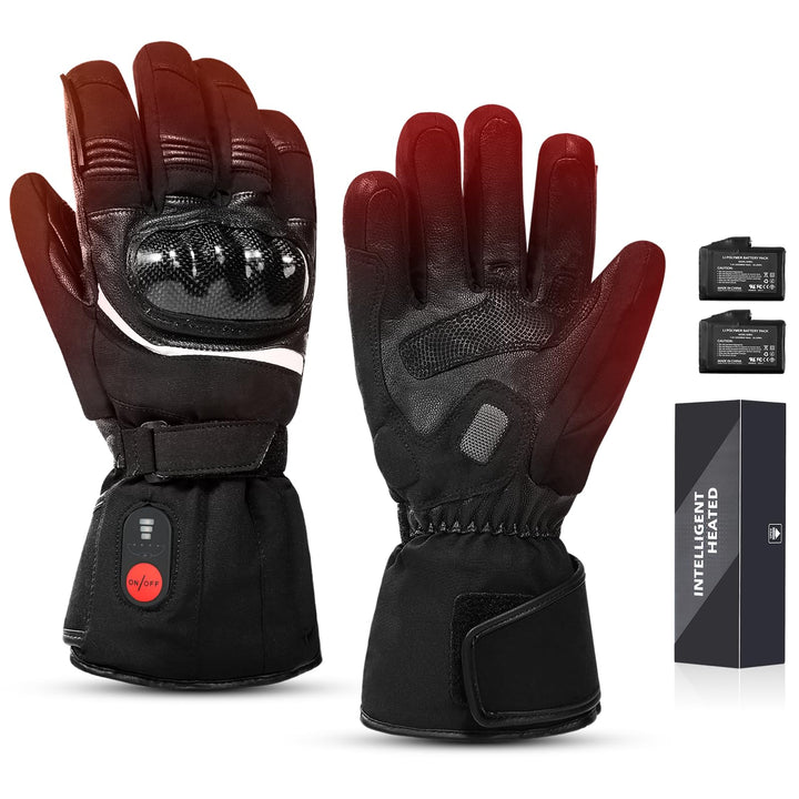 Sun Will Beheizte Motorrad Handschuhe Herren Damen, Winter wasserdichte Beheizbare Warme Handschuhe
