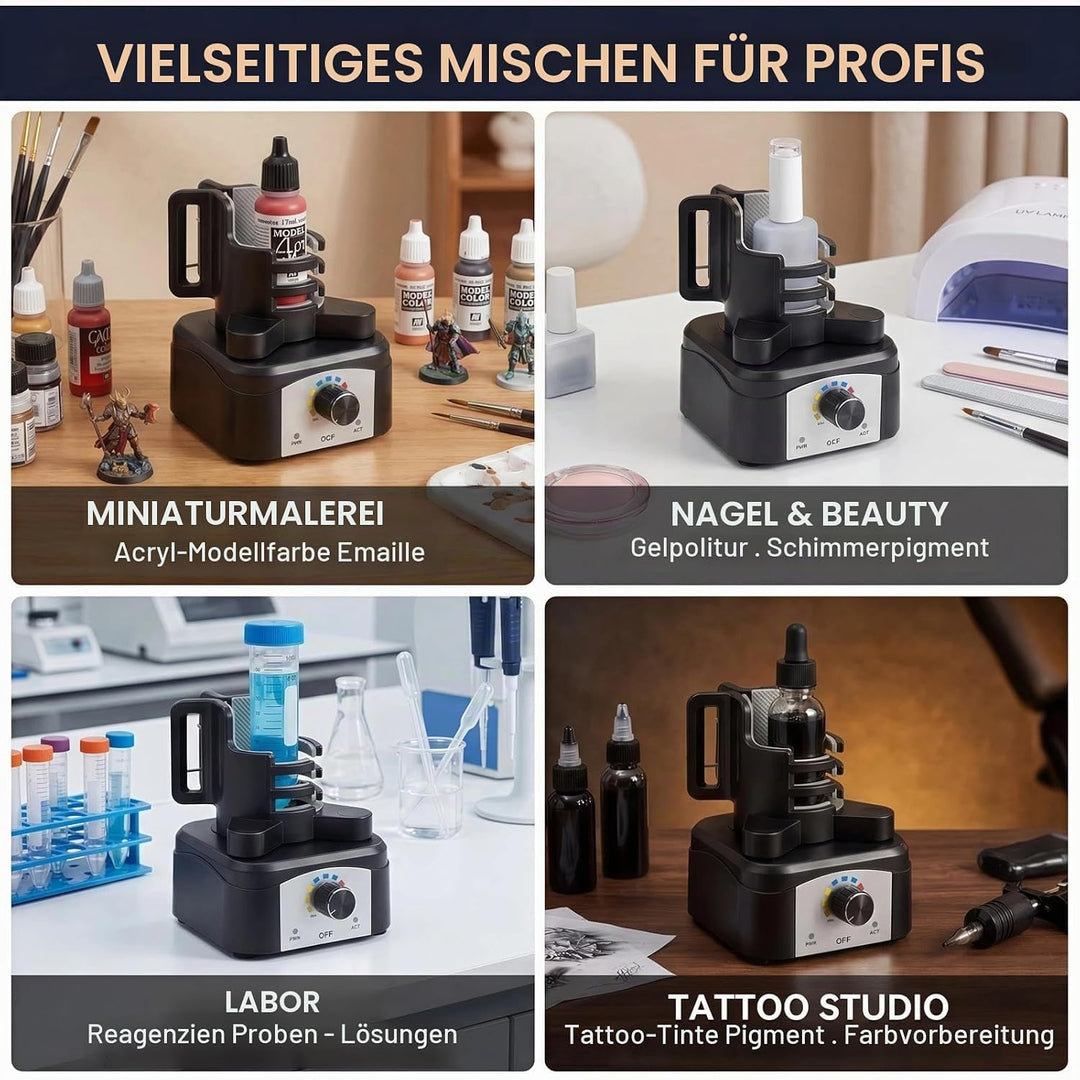 Mini-Wirbelmischer, 500–3200 U/min, einstellbare Geschwindigkeit, Farbmischer, freihändiges Farbmisc
