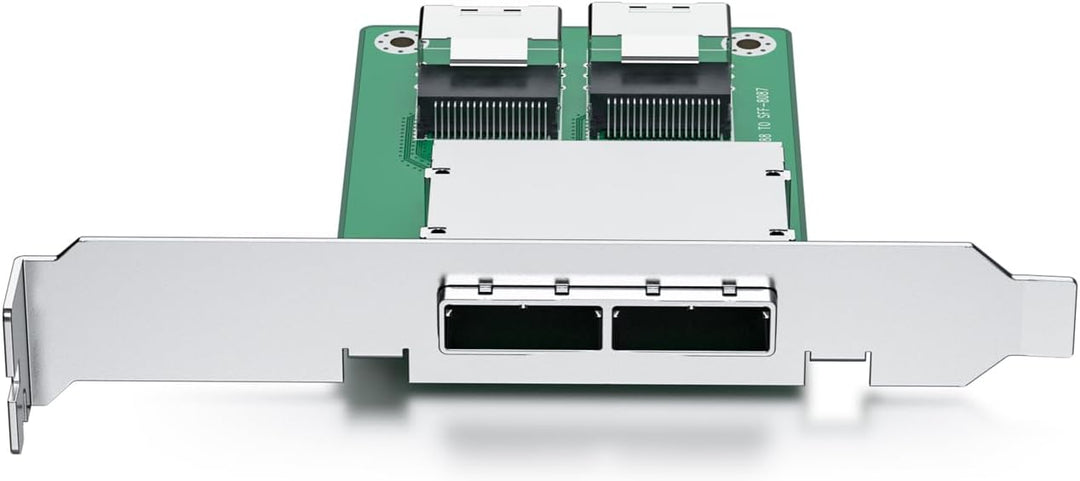 10Gtek SAS Adapter 2X Internal SFF-8087 to 2X External SFF-8088 Slot 8087 Slot to 8088 Slot, 8087 Sl