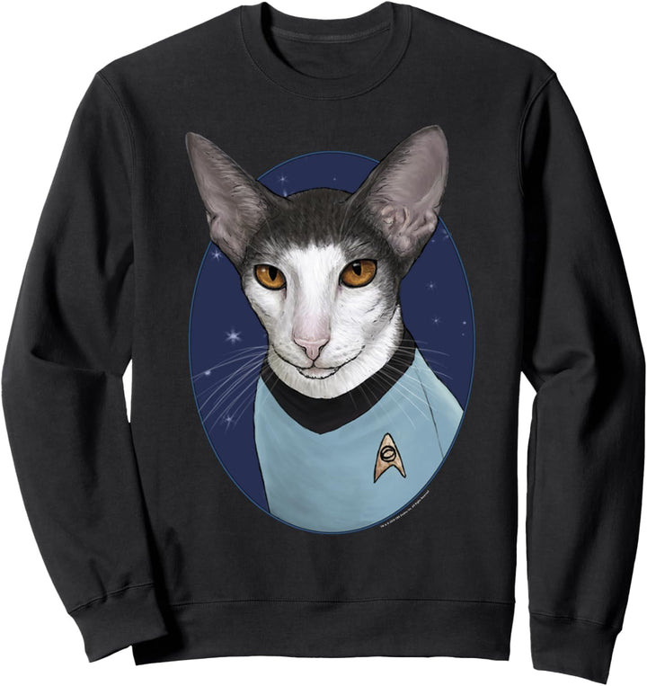 Star Trek: The Original Series Spock Cat Portrait Sweatshirt
