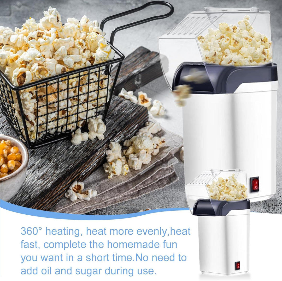 Popcornmaschine, Mini Popcorn Maker, Einfach zu Verwenden Popcorn Maschine, Pops In 2 Minuten, Fat F