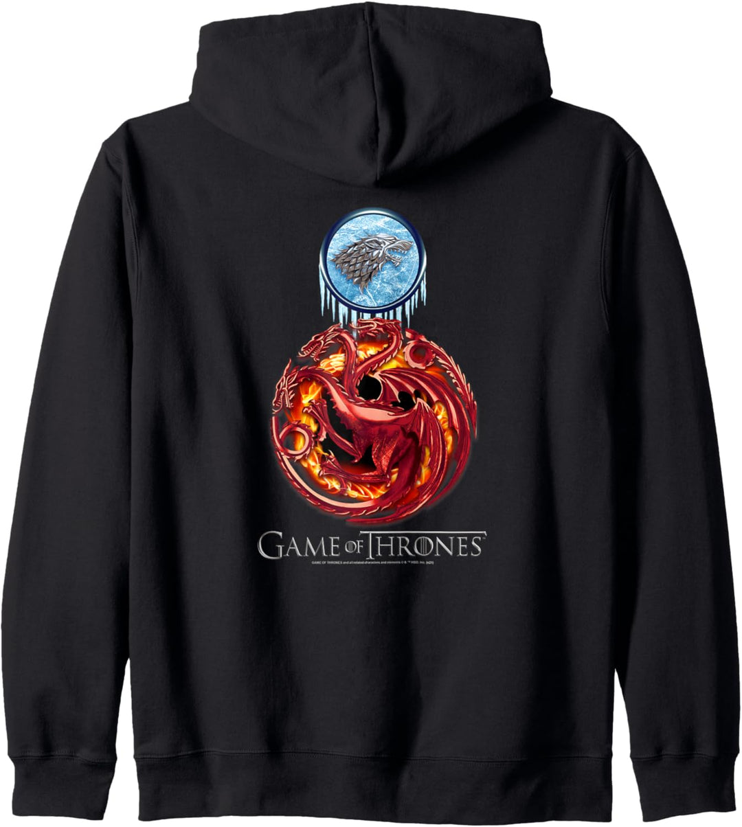 Game of Thrones Targaryen Stark Combined Kapuzenjacke